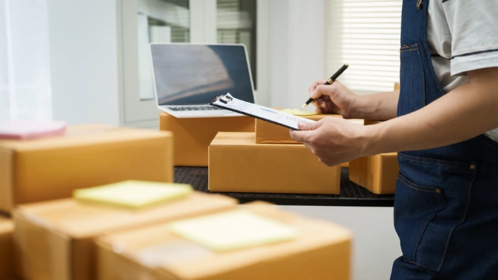 Pre-shipment inspection and export paperwork with HTS classification and duty documentation