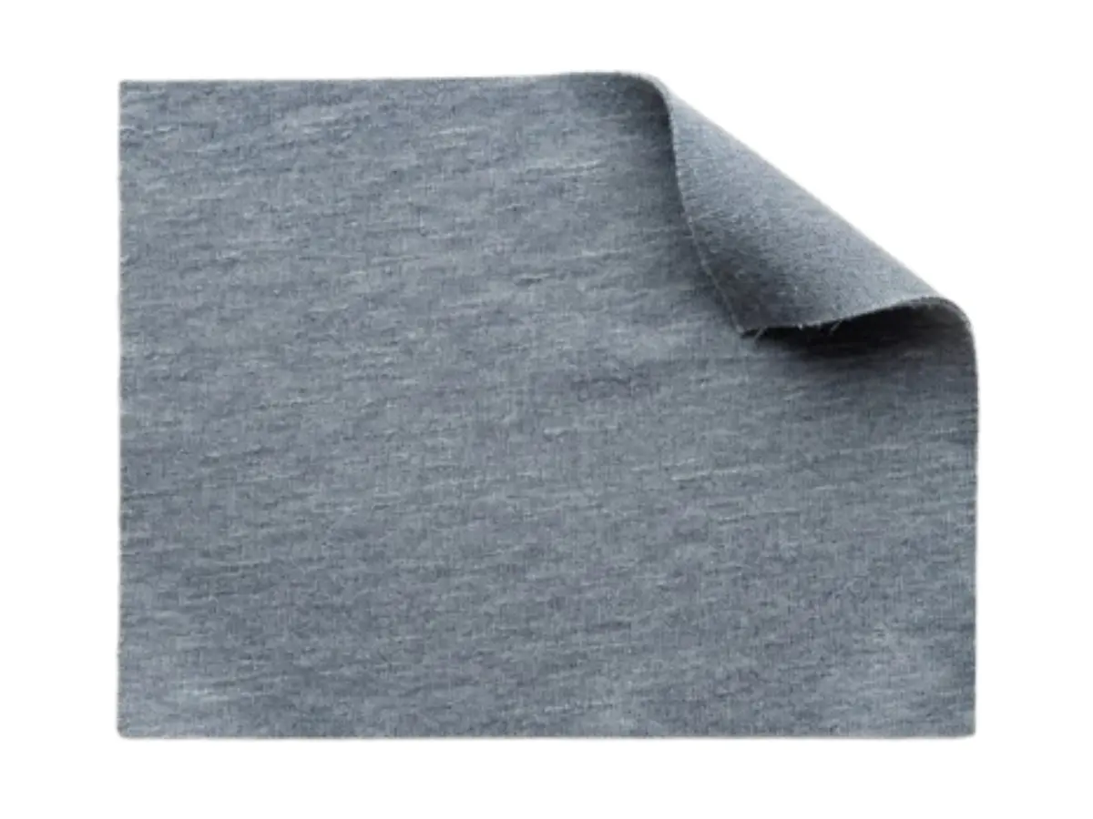 Light heather slub jersey swatch with subtle close-toned texture