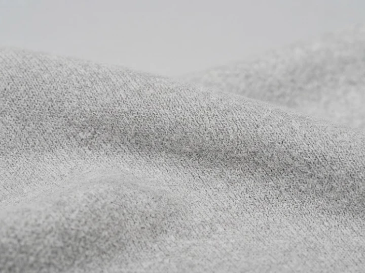 Snow wash grade G1 fabric swatch showing light frosting