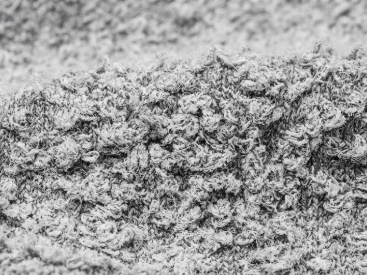 Snow wash grade G3 fabric swatch showing deep frosting and texture